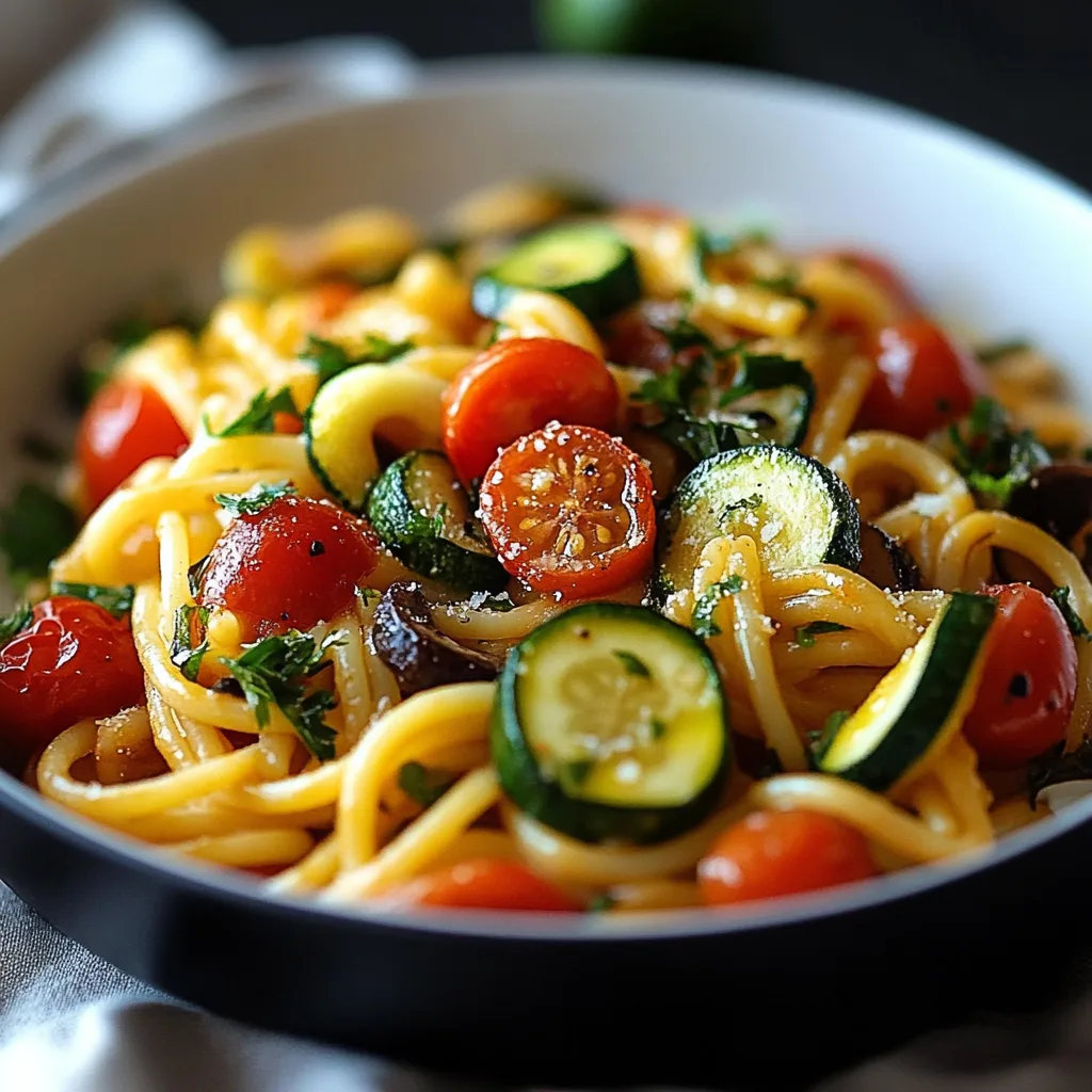 Pâtes aux Tomates et aux Courgettes : Une Recette Incroyable et Ultime à Tester Absolument 2