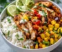 Bol de riz aux fajitas de poulet bien garni : La Recette Incroyable Ultime